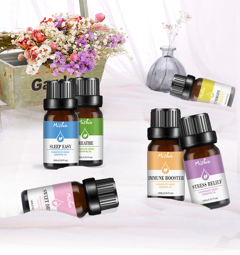 refreshing aromatherapy essential oil relaxation setup