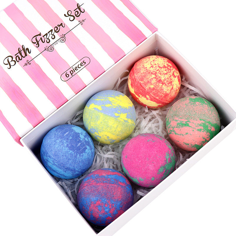 Explosive Bath Salt Ball Set fizzing bath ball