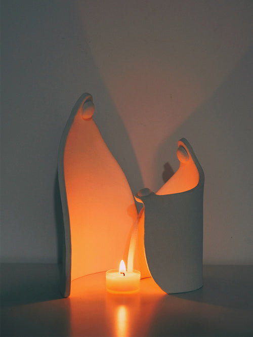 Candleholder Aromatherapy Art Piece For A Soothing Mood-enhancing Ambiance