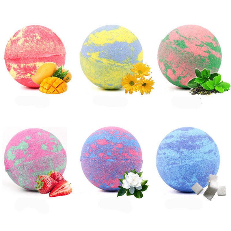 Explosive Bath Salt Ball Set fizzing bath ball