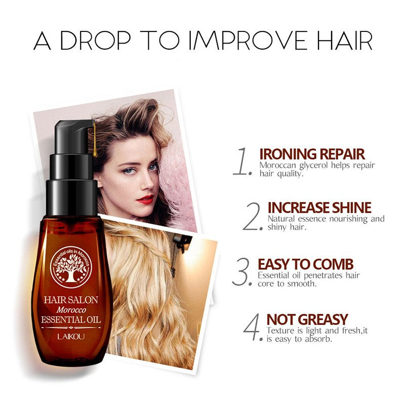 Hair Care Essential Oil Moroccan for soft smooth hair