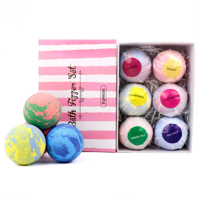 Explosive Bath Salt Ball Set fizzing bath ball