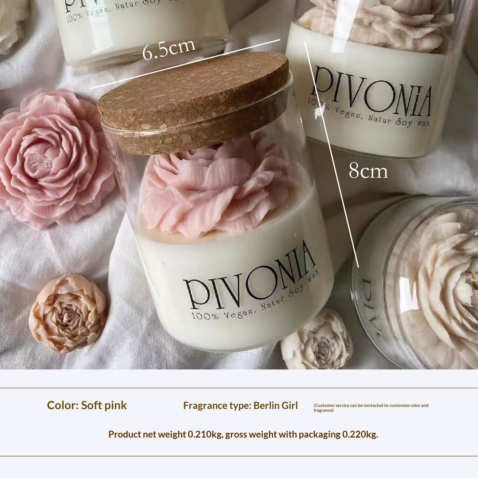 Valentines Day Rose Glass Candle To Create A Sophisticated And Elegant Ambiance