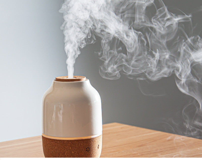 Solid Wood Ceramic Aromatherapy Humidifier